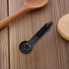 Unique Bargains Measuring Cups 6-Piece Long Handle Measuring Spoons Dishwasher Safe PP Black 1 Set - 2 of 4