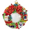 Huras Family 5.25 In Jolly Wreath 2024 Dated Christmas Hand-Painted Tree Ornaments - image 3 of 3