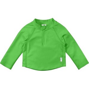 Green Sprouts Baby/Toddler Long Sleeve Zip Rashguard Shirt - 1 of 4