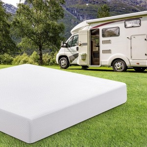 COWLOWN RV King 10" Memory Foam Mattress, Tencel Cover, Cooling Green Tea/Gel, CertiPUR-US, 80"x72" - 1 of 4