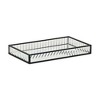 Cheung's Veldra Black Rectangular Fluted Glass Tray - Small - 3 of 4