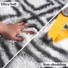 2x8 Machine Washable Runner Rugs for Hallway, Soft Fluffy Shaggy Bedside Rugs for Bedroom, Living Room, Indoor Floor Carpet for Kids, Nursery Rooms - 4 of 4