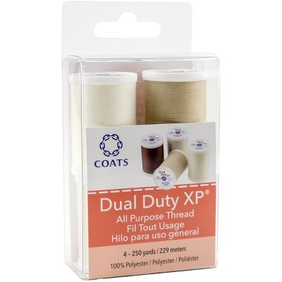 Black - Dual Duty XP General Purpose Thread 250yd - Coats