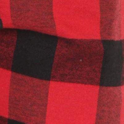 red - buffalo plaid