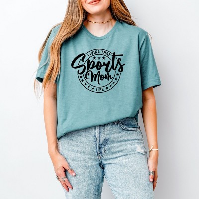 Simply Sage Market Living That Sports Mom Life Stars Short Sleeve Tee