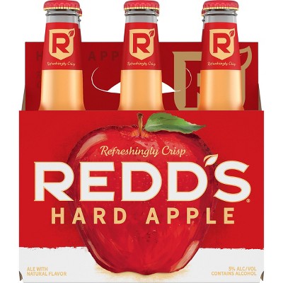 Redd's Hard Apple Ale Beer - 6pk/12 fl oz Bottles