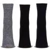 Memoi 3 Pair Women's Silky-Soft Comfort Cuff Crew Socks - 2 of 4