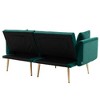 CAVINAS Loveseat Sofa with Metal Feet, Modern Convertible Sofa, Vintage Accent Sofa, Upholstered Sofa Couch for Living Room - 3 of 4