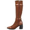 Journee Collection Womens Gaibree Stacked Heel Knee High Boots - 2 of 4