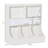 NicBex Kids 5-Shelf Bookcase with Storage Drawer Montessori Toy Organizer Playroom Storage System with Anti-Tip Anchors - 2 of 4