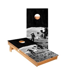 Skips Garage Moon Landing Cornhole Boards - ACA Star Series - 1 of 1