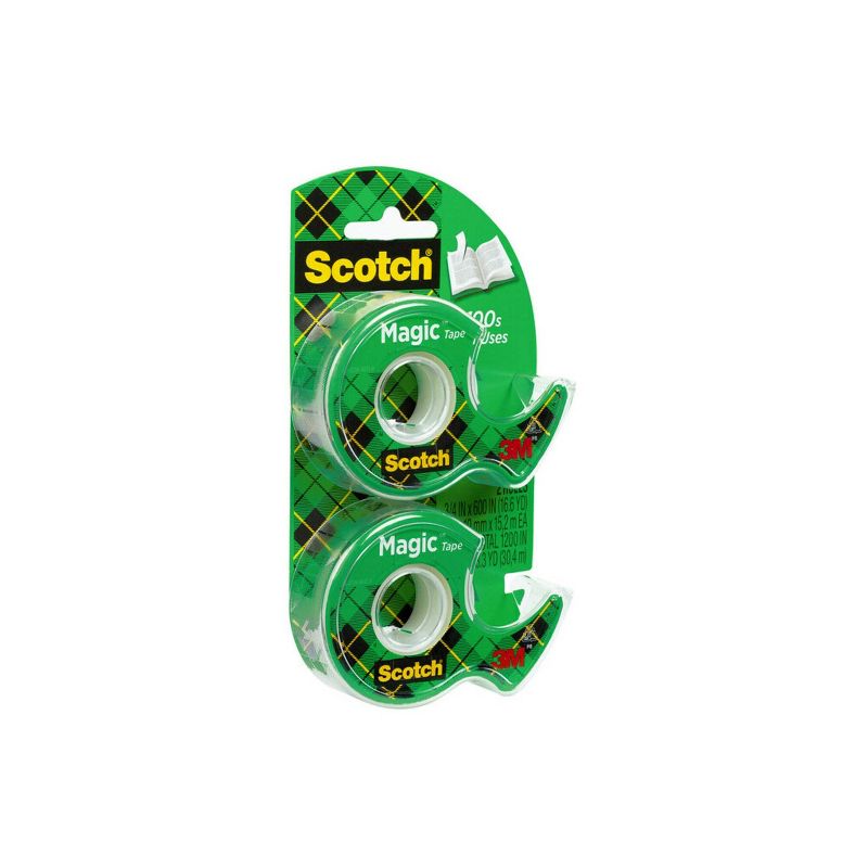 Scotch 2pk Magic Tape Matte Finish 3/4&#34; x 600&#34;, 5 of 13