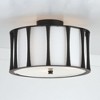 Capital Lighting Bodie 3 - Light Semi-Flush Mount in  Matte Black - 3 of 4