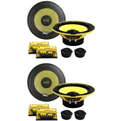 PYLE PLG6C 6.5" 800W 2 Way Car Audio Component Speakers Set Power System