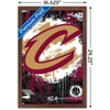 Trends International NBA Cleveland Cavaliers - Maximalist Logo 23 Framed Wall Poster Prints - 3 of 4