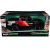 2023 Toyota Tacoma TRD PRO Off Road Truck Matt Black with Graphics and Roofrack 1/27 Diecast Model Car by Maisto - 4 of 4