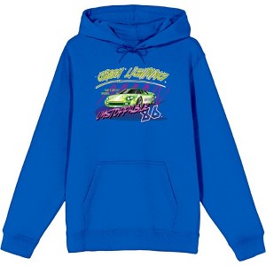 Car Fanatic Green Lightning  Adult Long Sleeve Hoodie - 1 of 2