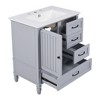 Modern Classic Bathroom Cabinet Dining Room,Bathroom,Kitchen-Christopher Knight Home - 3 of 4