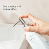 LunaLulinlk Siaomo Soap Dispenser with Pump, [8.45 oz] Resin with Marble Finish White +Blue Ripple - 4 of 4