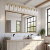 BAOURE Modern Vanity Light, Bathroom Light Fixtures for Expansive Bathrooms, Wall Lamp with Clear Glass for Mirror, Living Room - 4 of 4