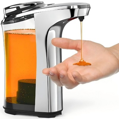 LunaLulinlk Automatic Soap Dispenser, Adjustable Output, Touchless Liquid Dispense, 17 Oz