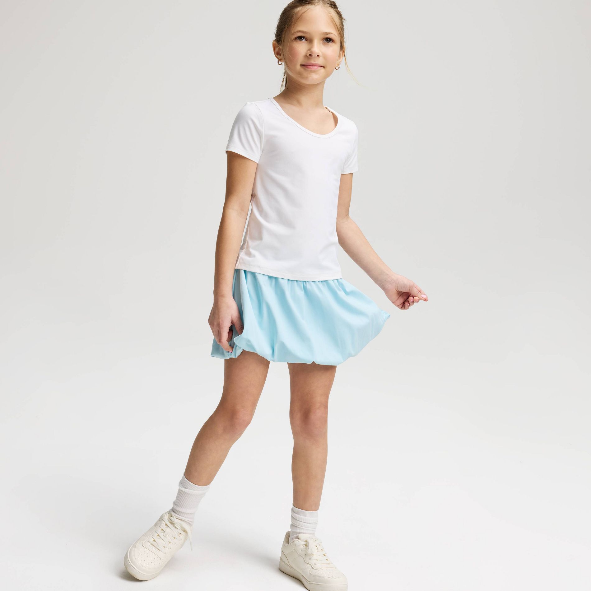 Girls' Quick Dry Sporty Bubble Hem Skort - Cat & Jack™