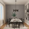 8-Light Fernando Flat Chandelier Ceiling Light Fixture Matte Black - Hunter Fan - 2 of 4