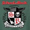 Women's - School of Rock - School Crest Lightweight French Terry Wide Neck Long Sleeve Shirt - 2 of 4