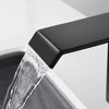SUMERAIN Black Waterfall Bathroom Faucet Single Hole Single Handle Sink Faucet Modern Design - 4 of 4