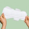 Rael Organic Cotton Cover Large Menstrual Fragrance Free Pads - Unscented - 14ct - 3 of 4