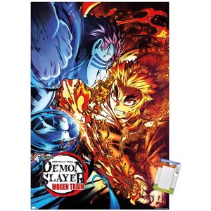 Trends International Demon Slayer: Mugen Train - Versus One Sheet Unframed Wall Poster Prints - 1 of 4