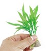 Unique Bargains Aquarium Fish Tank Decorative Aquatic Plant Green 4 Pcs - 2 of 3