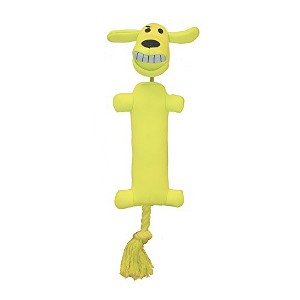 Multipet 66144 Loofa Launcher Plush Dog Toy, 12", Yellow - 1 of 1