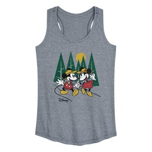 Women's - Disney - Mickey & Friends Graphic Racerback Tank - 1 of 4