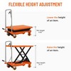 Hydraulic Lift Truck 500 Lbs Manual Single Scissors Lift Platform 28" Lift Height - 2 of 4