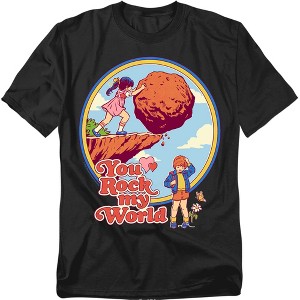 Men's Steven Rhodes You Rock My World T-Shirt - 1 of 4