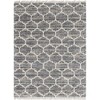Unique Loom    Hygge Shag Trellis Area Rug - 2 of 4