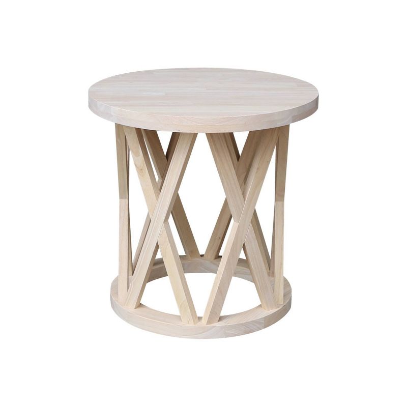 24" Ceylon Round End Table - International Concepts, 3 of 8