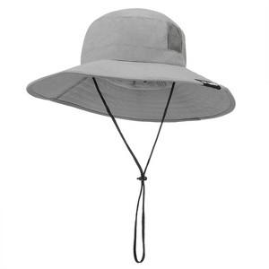 Tirrinia Men’s Women’s Extra Wide Brim Sun Hat, Casual Large Boonie Fishing Safari Hiking Cap - 1 of 4