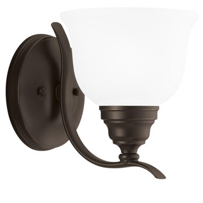 Generation Lighting Wheaton 1 light Heirloom Bronze Wall Bath Fixture 44625-782