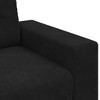 vidaXL 3-Seater Sofa Black 180 cm Velvet - 4 of 4