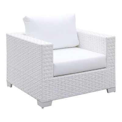 Florent Outdoor Arm Chair - White - miBasics