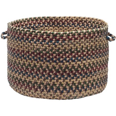 Colonial Mills Midnight Utility Basket, 14 by 10-Inch, Mocha