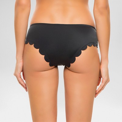 scalloped bathing suit bottoms