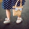 The Queen's Treasures 18 Inch Doll  White Dress Shoes with Bow Detail - 3 of 4