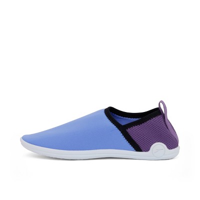 Condition photo showing Good Condition for speedo junior girls' bootie abstract printed water shoes - blue/purple s