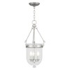 Livex Lighting Jefferson 3 - Light Chandelier in  Brushed Nickel - 4 of 4