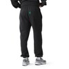 Future Planet Mens Globe Premium Soft French Terry Cotton Sweatpants Loose Fit Black - 2 of 4