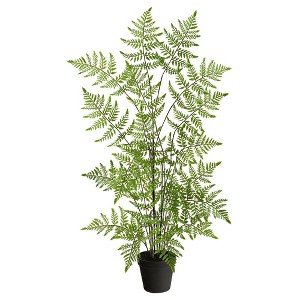 Nearly Natural 2.5-ft Ruffle Fern Artificial Tree - 1 of 4