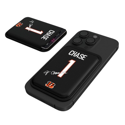 Keyscaper NFL Cincinnati Bengals Players Game Tactic Black Magnetic Credit Card Wallet